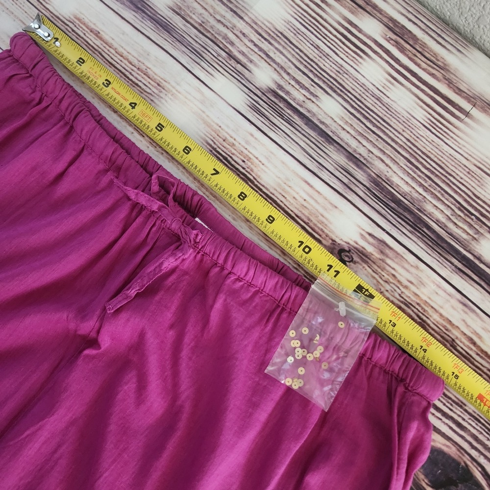 Newport News Beach Pants L bathing suit cover up Vacation Resort Cruise Wear - Picture 6 of 10